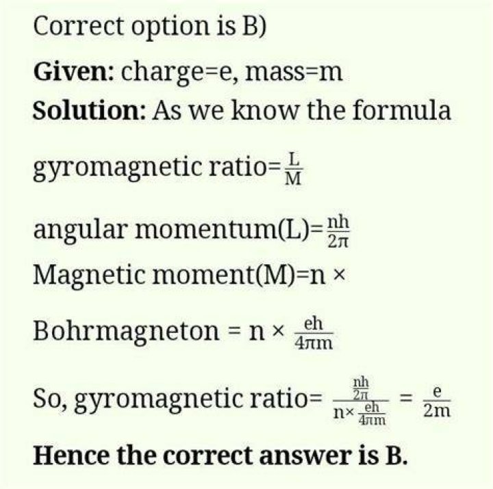Can gyromagnetic ratio be positive?