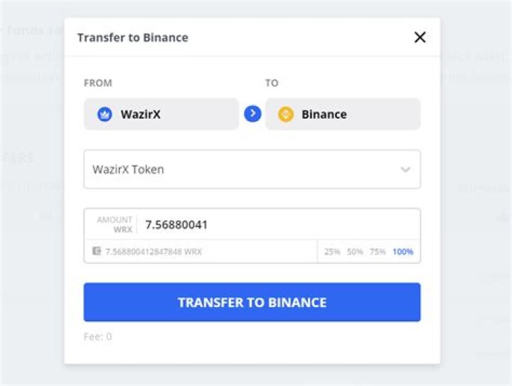 Can i transfer wazirx to binance?