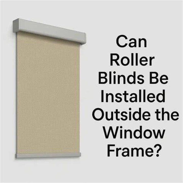Can roller blinds be top fixed?