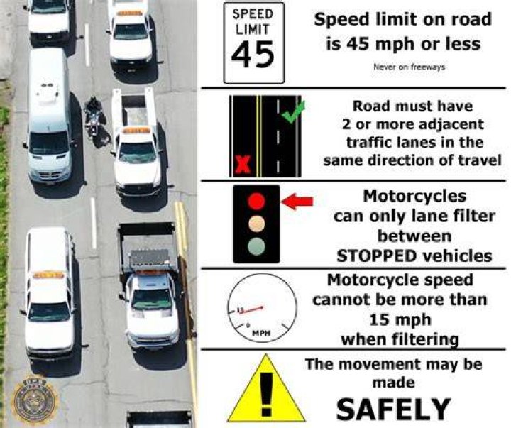 Can you lane split in new york?