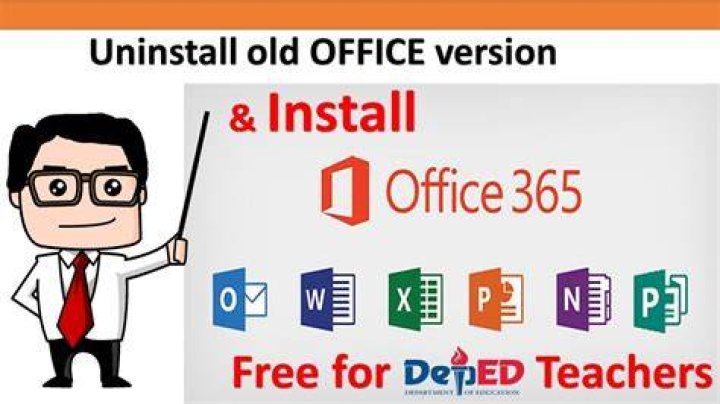 Does office 365 uninstall older versions?