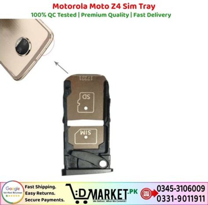 Does the Moto Z4 have a SIM card?
