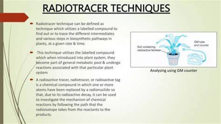 Has been identified by radiotracer technique?