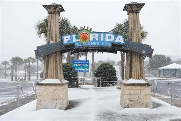 Has it ever snowed in orlando florida?