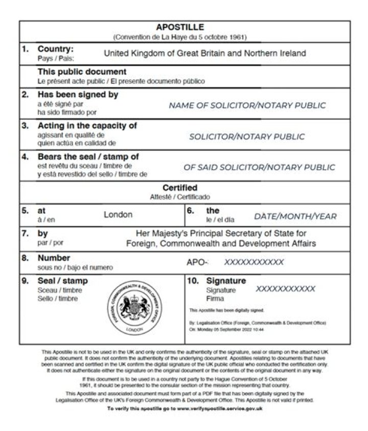 How apostille is done?