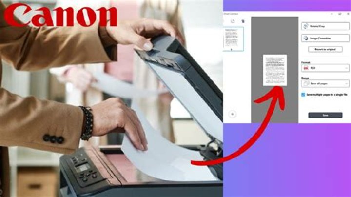 How do I scan multiple pages on a Canon g6020?