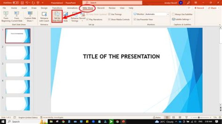 How do I set up my act?