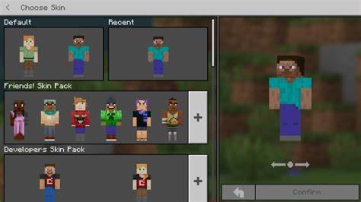 How do you download a default Minecraft skin?