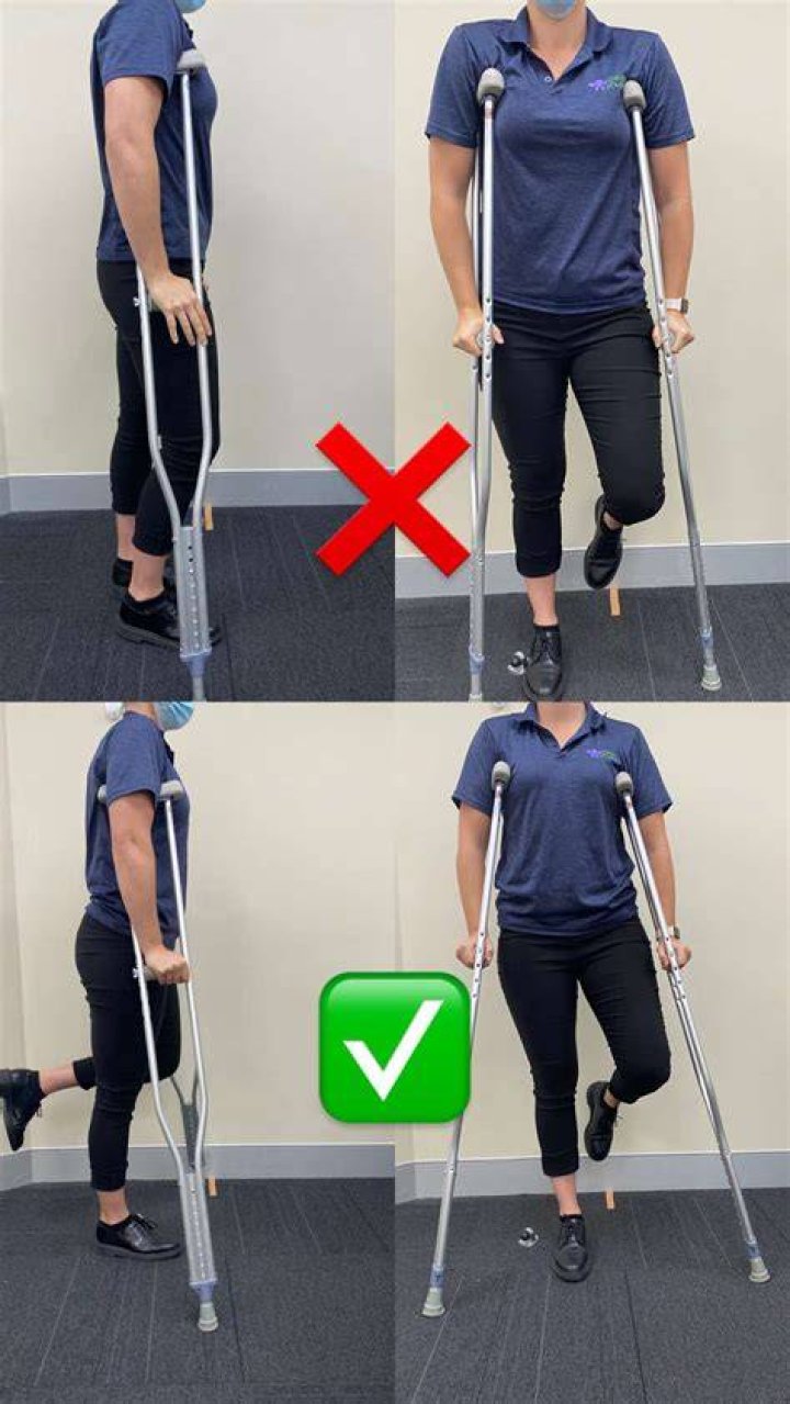 How do you properly use crutches?