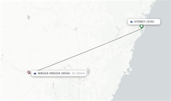 How far is Wagga from Sydney?