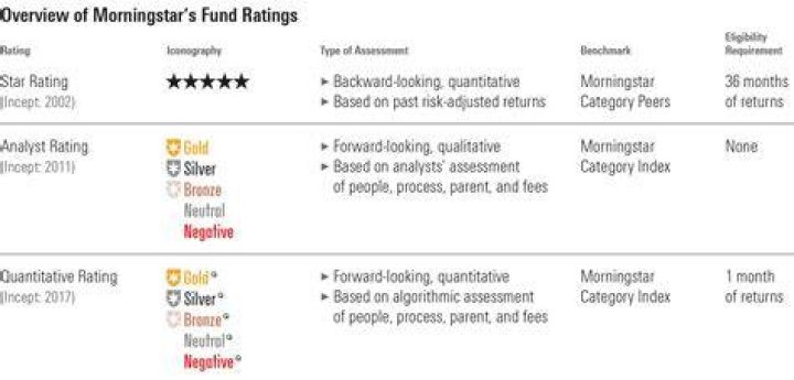 How morningstar rated funds?