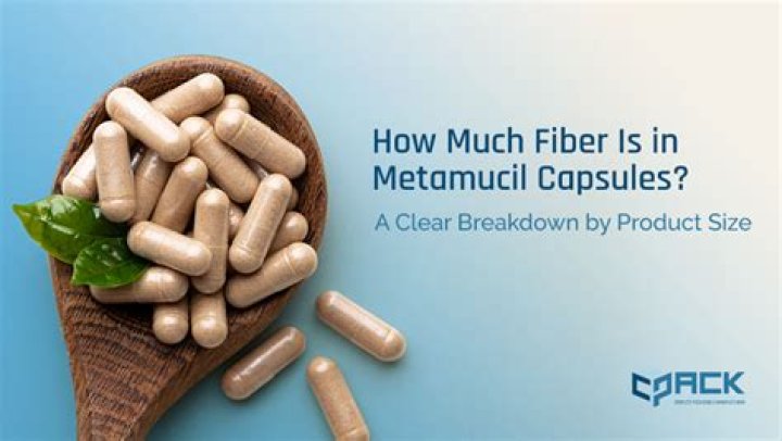 How much fiber in metamucil?