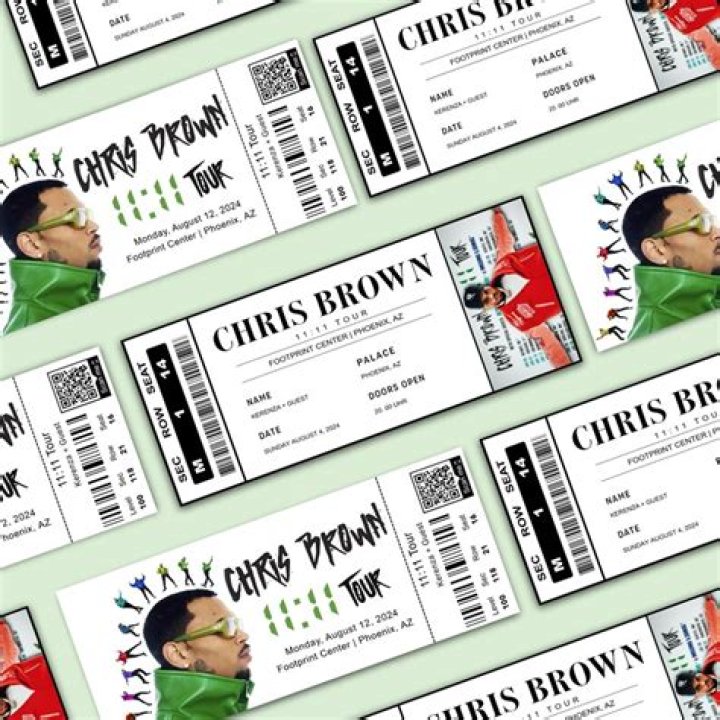 How much is a Chris Brown ticket?