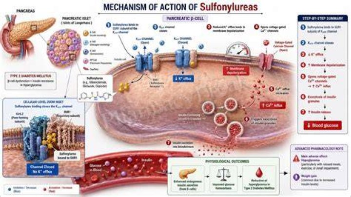 How sulfonylureas cause weight gain?