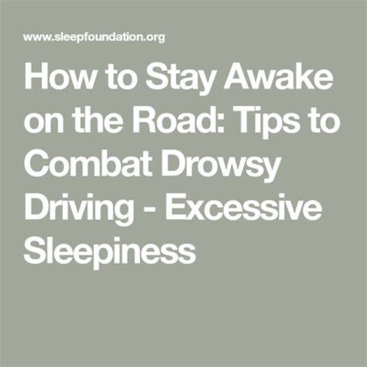 How to stay awake while driving?