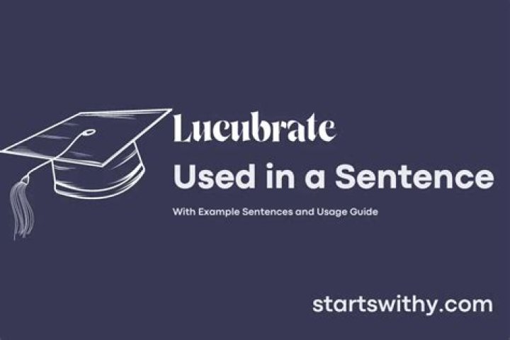 How to use lucubrate in sentence?