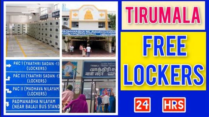 Is lockers available in Tirumala?