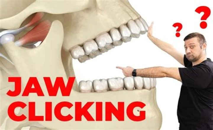 What causes jaw clicking sound?