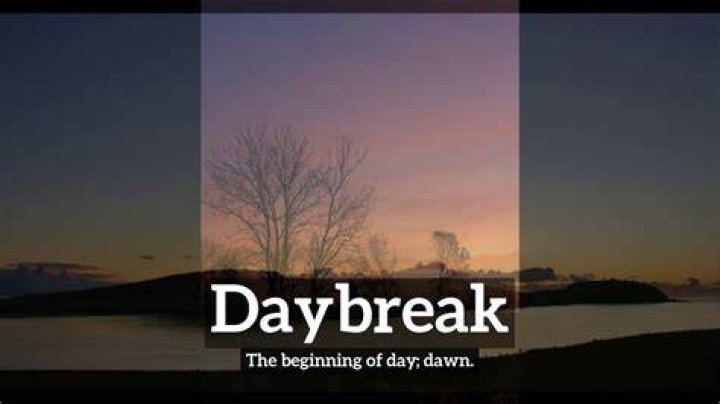 What does daybreak symbolize?