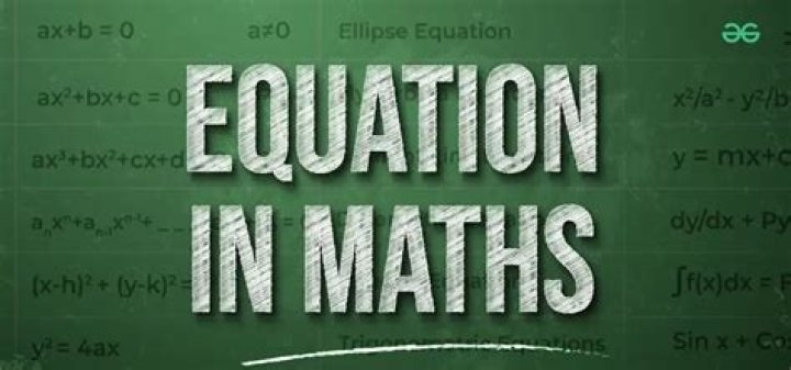 What equation can equal?