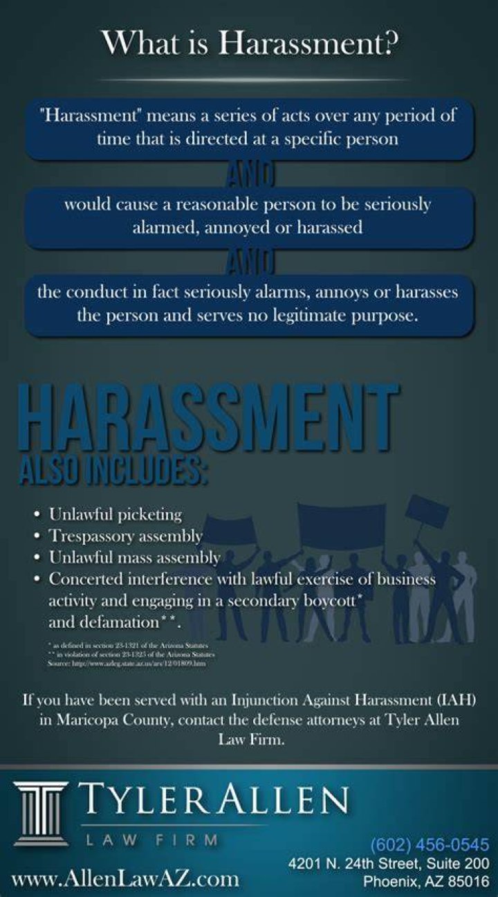 What is an harasser definition?