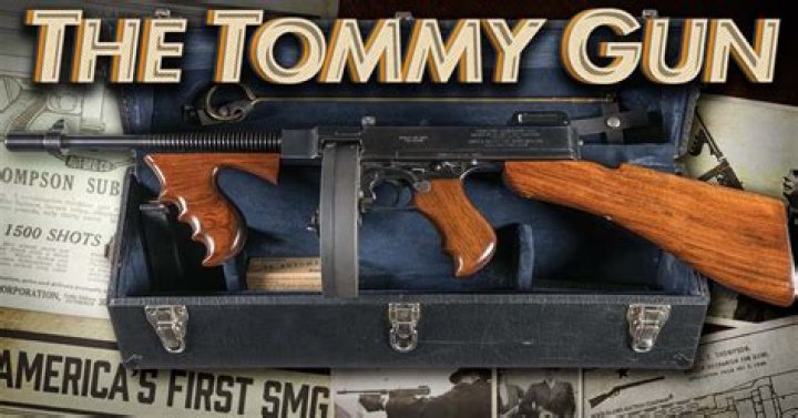 When was the tommy gun used?