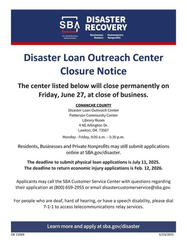 Where's my disaster loan?