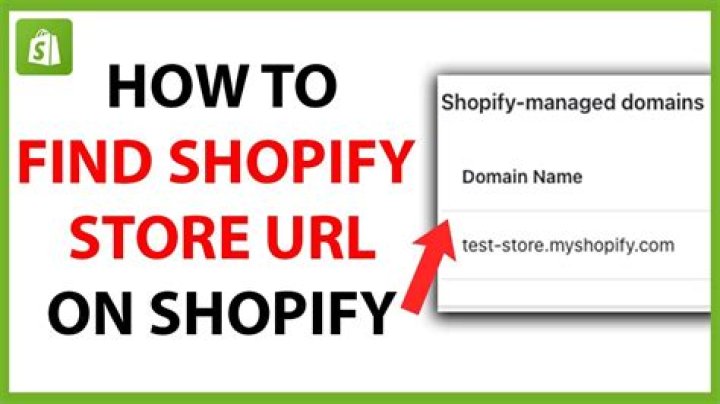 Where do I find my Shopify URL?
