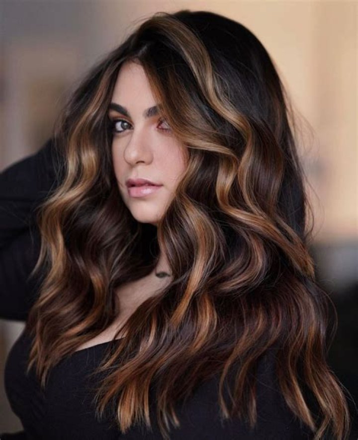 Which highlights will suit black hair?