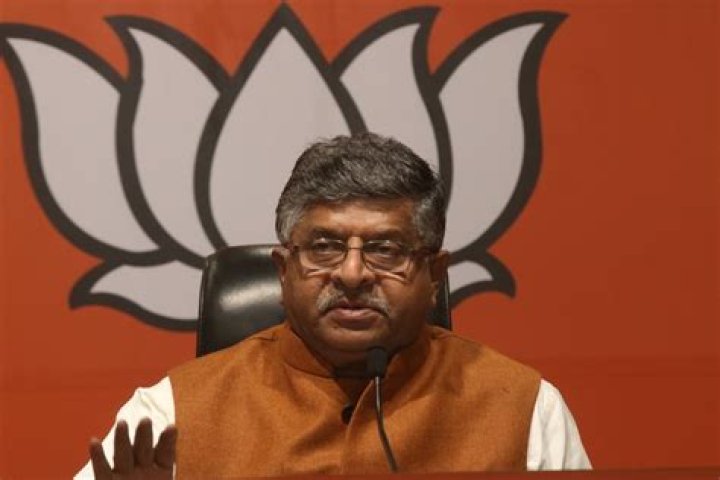 Which minister is ravi shankar prasad?