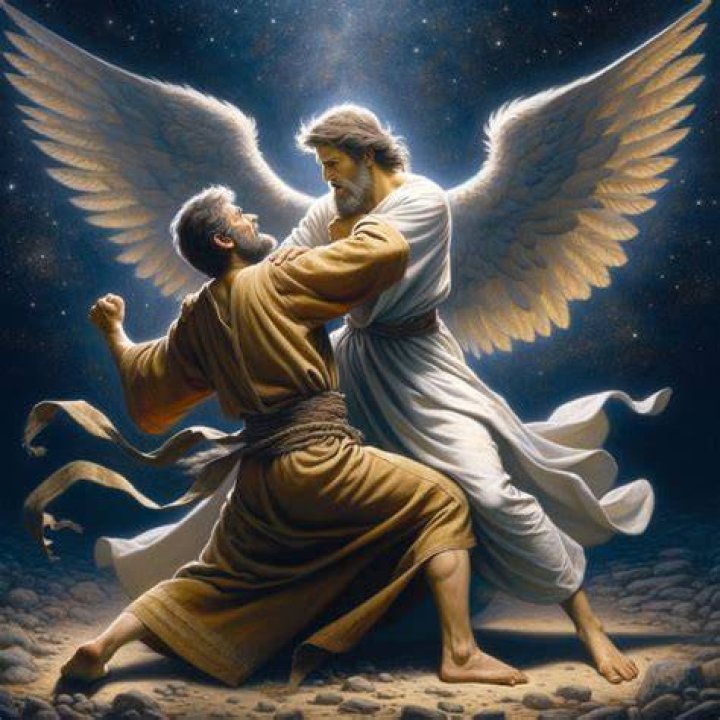 Who wrestled with the angel?
