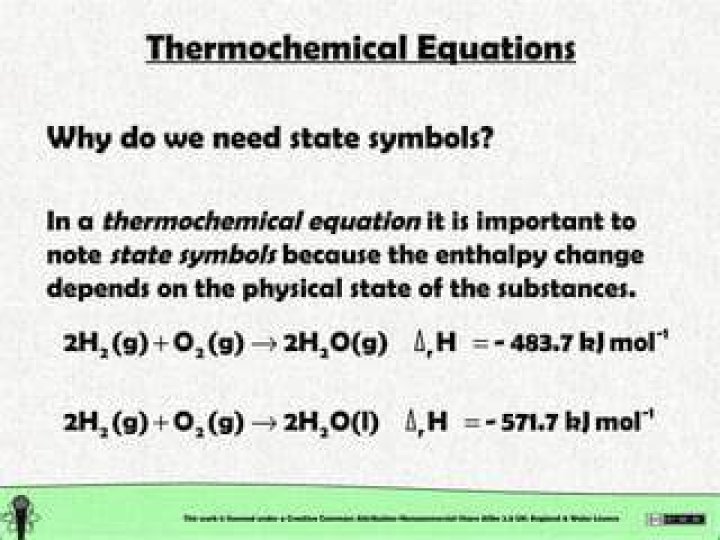 Why thermochemical equations is important?